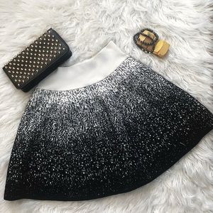 A.L.C. Mini Skirt - Black & White
